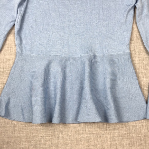 Thalia Sodi Blue Grommet Bell Sleeve Sweater Small - Picture 5 of 6